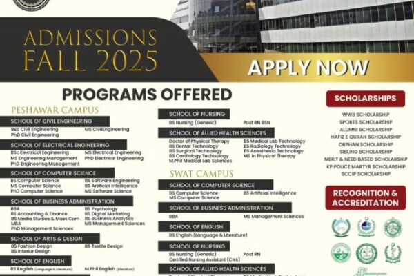 Iqra National University (INU) Admission 2025 Iqra National University Admissions in BS, MS, PHD