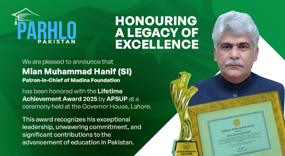 Mian Muhammad Hanif Receive Lifetime Achievement Award 2025