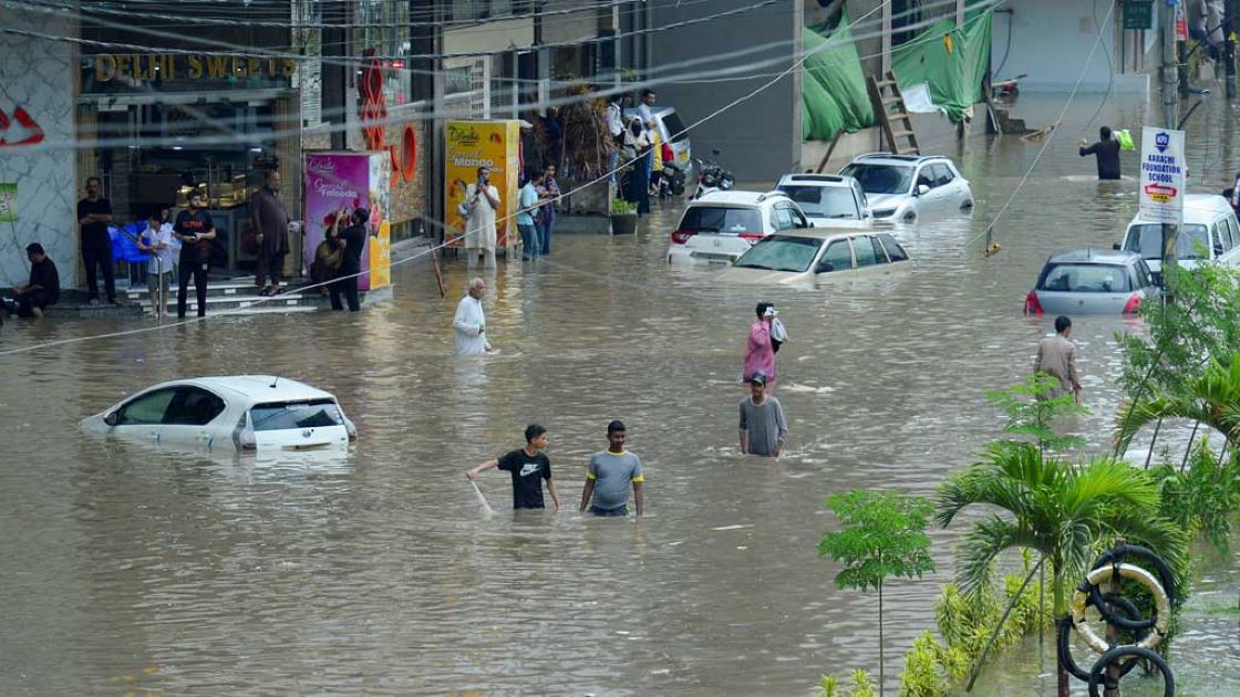 Karachi School Closures due to Monsoon Flooding