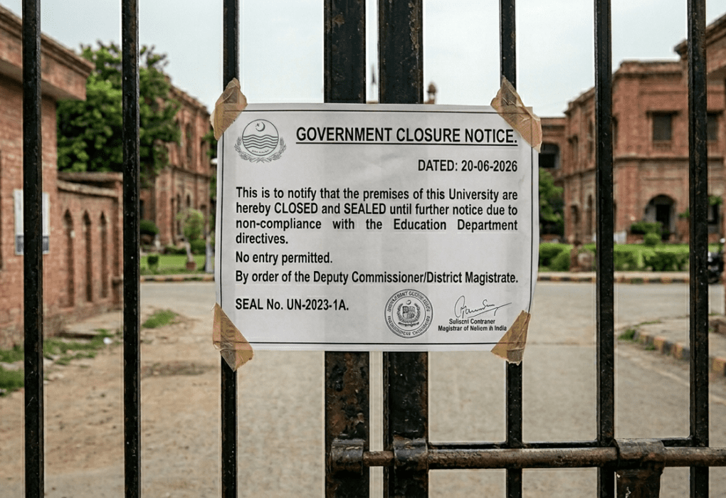 NFC University Sealed Over Property Tax