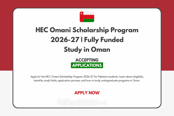 Omani Scholarship Program Undergraduate Studies 2026–27