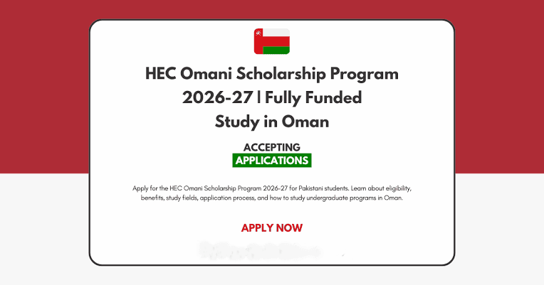 Omani Scholarship Program Undergraduate Studies 2026–27