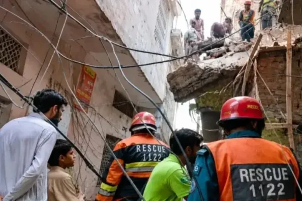 School Roof Collapse in Lahore