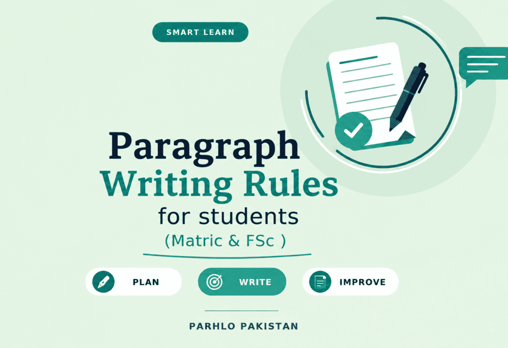Paragraph Writing Rules for Matric & FSc English Syllabus