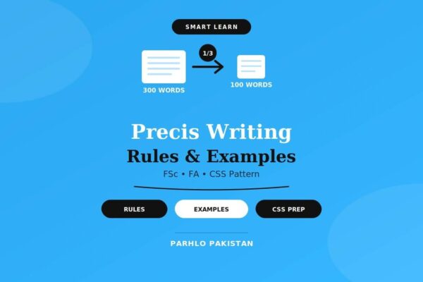 Precis Writing Rules & Examples