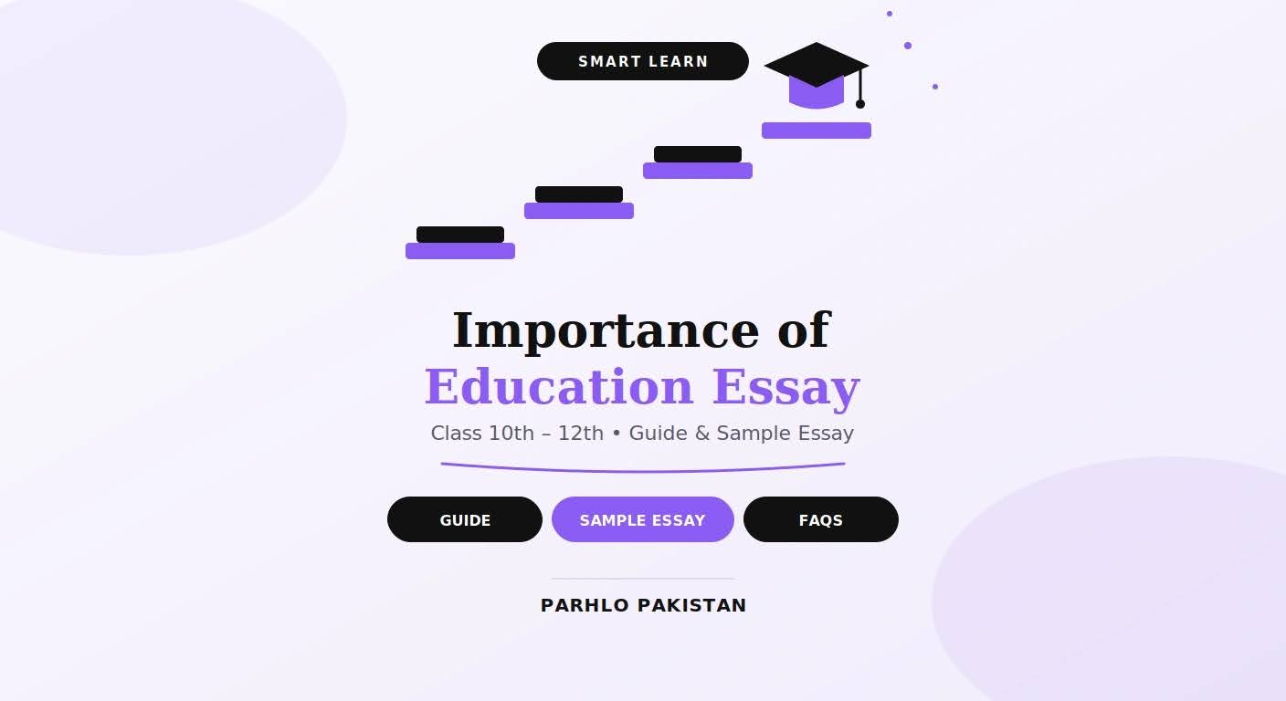 Importance of Education Essay for Students