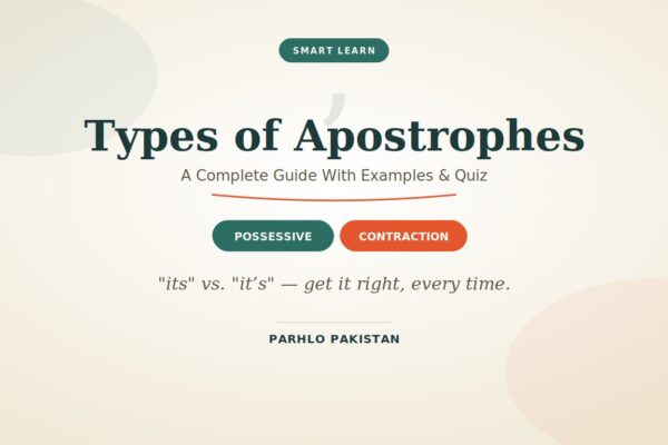 Types of Apostrophes