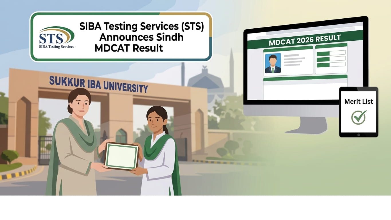 SIBA Testing Services (STS) Announces Sindh MDCAT Result 2026